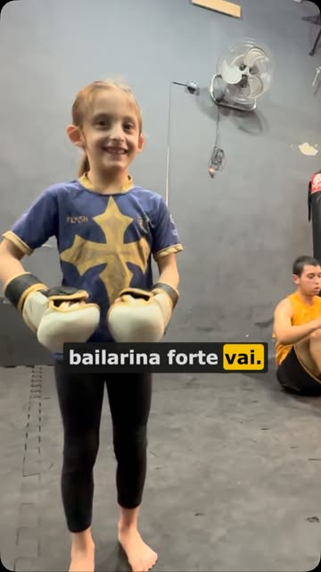 Criança treinando na Telles Club