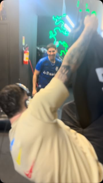 Treino em grupo na unidade