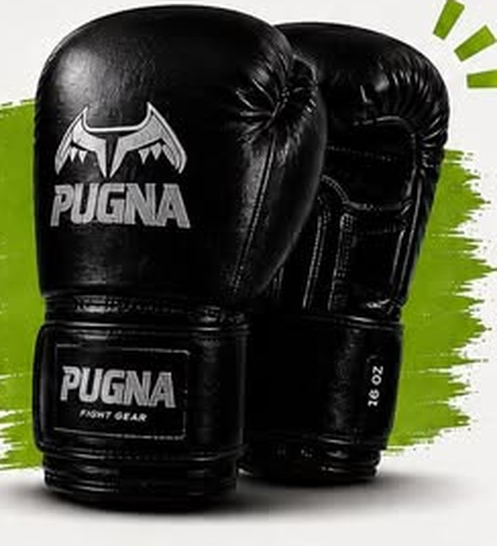 Luvas de boxe Pugna usadas na Telles Club